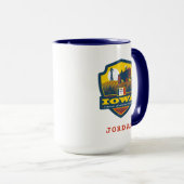 State Pride Iowa Tasse (VorderseiteRechts)