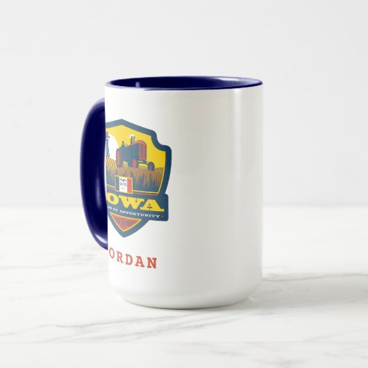 State Pride Iowa Tasse (Vorderseite Links)