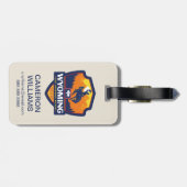 State Pride Wyoming Gepäckanhänger (Rückseite horizontal)
