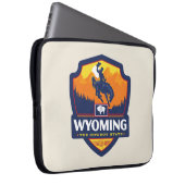 State Pride Wyoming Laptopschutzhülle (Vorne Rechts)