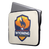 State Pride Wyoming Laptopschutzhülle (Vorderseite Links)