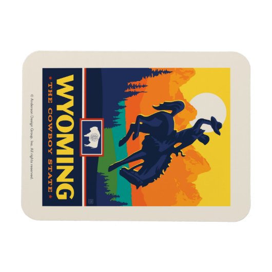 State Pride Wyoming Magnet (Horizontal)