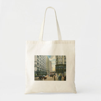 State und Madison Streets, Chicago 1916 Vintage Tragetasche