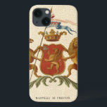 Stated Heraldic Abzeichen mit Griffin und Lion iPhone 13 Hülle<br><div class="desc">Dieses hübsche heraldische Abzeichen besticht durch einen Greifen und einen Löwen. Der Löwe hält einen Schild,  während der Gänsegänger einen Speer mit lateinischen Worten hält,  die in "Der Power wahrer Nobilität" übersetzen. Mit diesem prächtigen Druck zeigen Sie Ihrem wahren Adel!</div>
