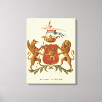 Stated Heraldic Abzeichen mit Griffin und Lion