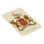 Stated Heraldic Abzeichen mit Griffin und Lion Magnet (Rechte Seite)