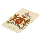 Stated Heraldic Abzeichen mit Griffin und Lion Magnet (Linke Seite)