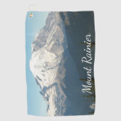 Stated Mount Rainier Landschaft Golfhandtuch (Vorderseite)