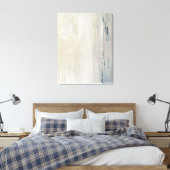 'Statement' Beige Abstrakt Art Canvas Print Leinwanddruck (Insitu (Schlafzimmer))