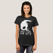 Statement Dinosaur Valentinstag Herz T-Shirt (Vorne ganz)