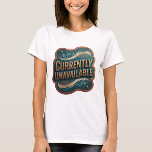 Statement Gold DERZEIT NICHT VERFÜGBAR 3D Text Art T-Shirt