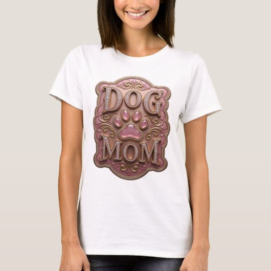 Statement Gold HUNDEMUTTER Statement Design T-Shirt (Vorderseite)