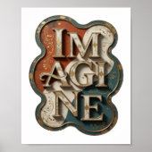 Statement Gold IMAGINE Statement Design Poster (Vorne)