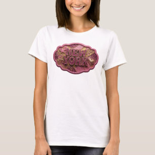 Statement Gold NEW YORK Grafik T-Shirt