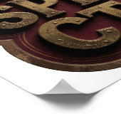 Statement Gold RESPEKT Druck Poster (Ecke)