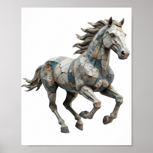 Statement Grau ABSTRACT ART Grafikdesign Poster (Vorne)