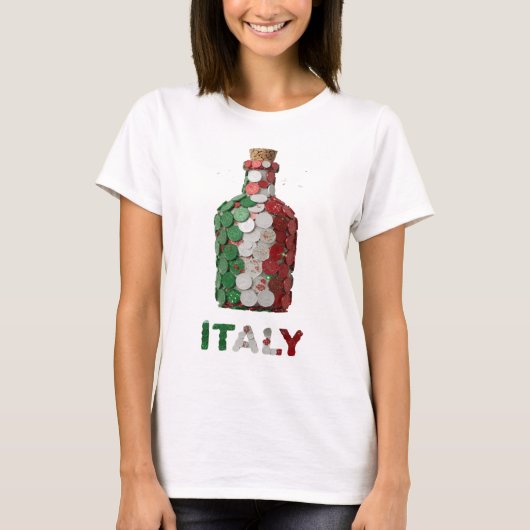 Statement Green ITALIEN Grafikdesign T-Shirt (Vorderseite)