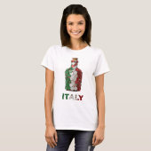 Statement Green ITALIEN Grafikdesign T-Shirt (Vorne ganz)