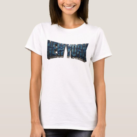 Statement Navy NEW YORK Custom Tee (Vorderseite)