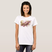 Statement Orange ABSTRACT ART Benutzerdefiniertes T-Shirt (Vorne ganz)