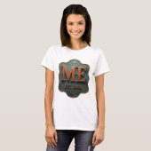 Statement Orange ME EST 2004 Druck T-Shirt (Vorne ganz)