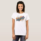 Statement Pink COLORFUL ABSTRACT ART Shirt Design (Vorne ganz)