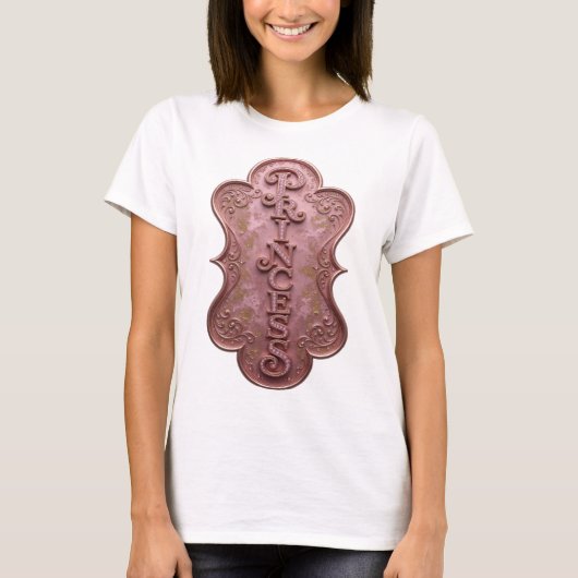Statement Pinke PRINCESS Gestaltung T-Shirt (Vorderseite)