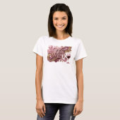 Statement Rotwein YES WINE Textdesign T-Shirt (Vorne ganz)