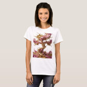 Statement Silber ABSTRACT ART Kunstdruck v2 T-Shirt (Vorne ganz)