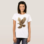 Statement Silber ABSTRACTE KUNST Design T-Shirt (Vorne ganz)
