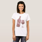 Statement Silber ABSTRACTE KUNST Moderne Gestaltun T-Shirt (Vorne ganz)