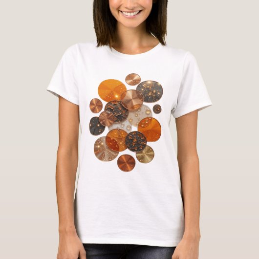 Statement Silber KUPFERKUGELN Custom Tee (Vorderseite)
