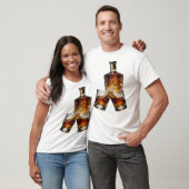 Statement Silber WHISKY Wearable Art T-Shirt (Unisex)