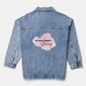 Statement Style Denim Jacket Jeansjacke (Rückseite)