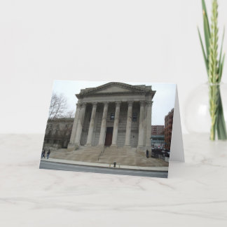 Staten Island County Gericht-Gruß-Karte Karte