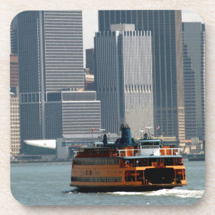 Staten Island Ferry in Richtung Manhatten Untersetzer