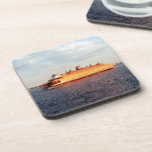 Staten Island Ferry Kunststoff Untersetzer Set (Linke Seite)