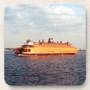 Staten Island Ferry Kunststoff Untersetzer Set