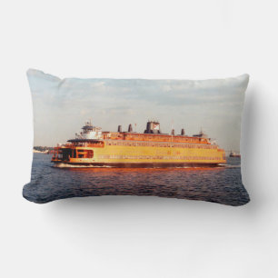 Staten Island Ferry Lumbar Kissen