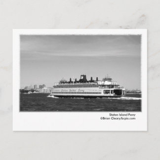 Staten Island Ferry Postcard Postkarte