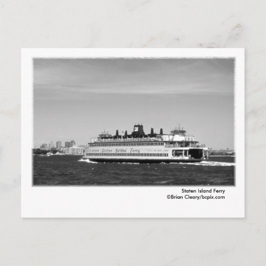 Staten Island Ferry Postcard Postkarte (Vorderseite)