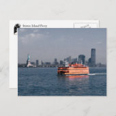 Staten Island Ferry Postkarte (Vorne/Hinten)
