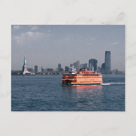 Staten Island Ferry Postkarte (Vorderseite)