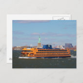 Staten Island Ferry Postkarte (Vorne/Hinten)