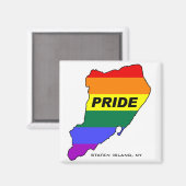 Staten Island Gay Pride2 Magnet (Vorderseite/Rückseite)