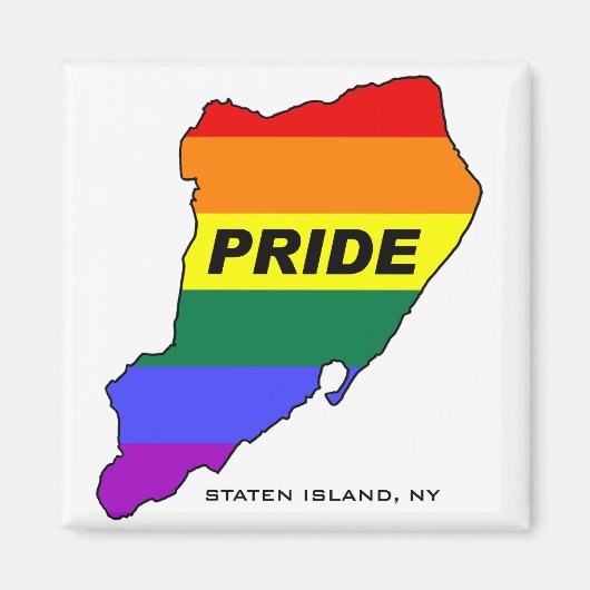 Staten Island Gay Pride2 Magnet (Vorne)