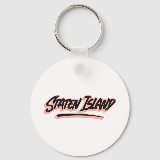 Staten Island Graffiti Style Schlüsselanhänger (Vorderseite)