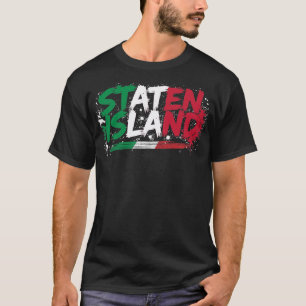 Staten Island Italienischer T - Shirt