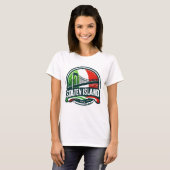 Staten Island Italienischer T - Shirt (Vorne ganz)