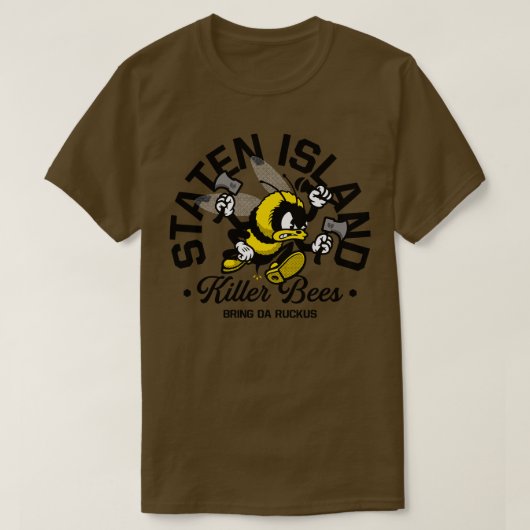 Staten Island Killer Bees T-Shirt (Design vorne)